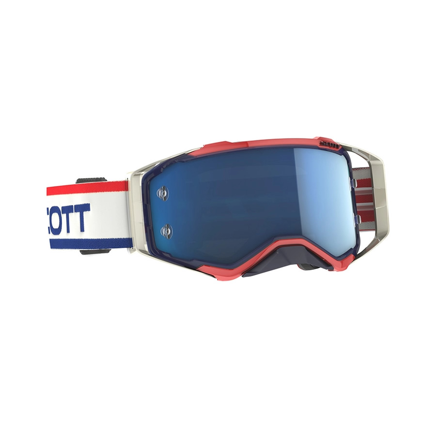 OCULOS SCOTT PROSPECT - RETRO WHITE/BLUE - BLUE CHR